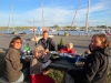 Gemeinsames Abendessen in Hou.